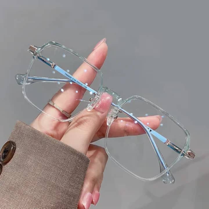 lunettes de vue carrées  femmes  verre  - optique anti- lumière bleue (TR90)
