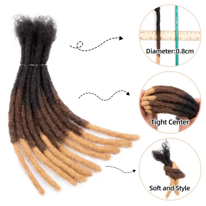 Locks Homme 100% Cheveux Naturels – Style Authentique & Élégance