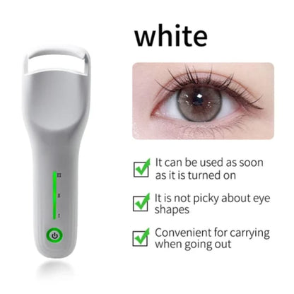 Recourbe-Cils Électrique Chauffant – Disponible en Rose et Blanc