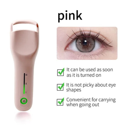 Recourbe-Cils Électrique Chauffant – Disponible en Rose et Blanc