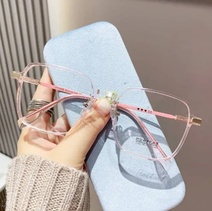 lunettes de vue carrées  femmes  verre  - optique anti- lumière bleue (TR90)